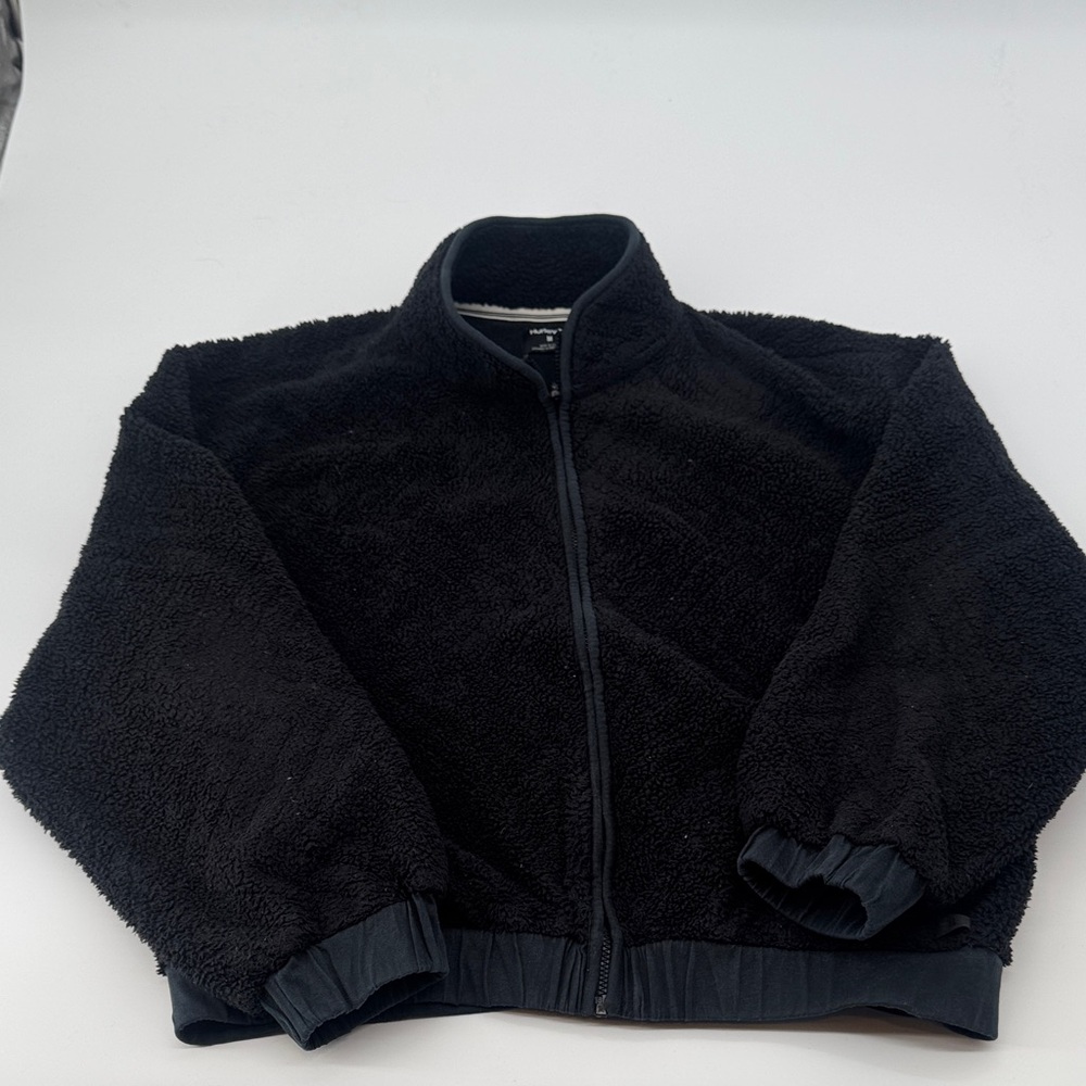 Hurley women’s Black Sherpa Full-Zip Jacket